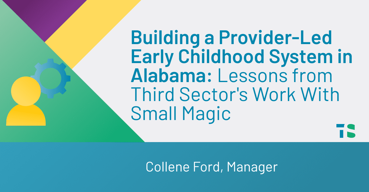 Building a Provider-Led Early Childhood System in Alabama: Lessons from Third Sector's Work With Small Magic